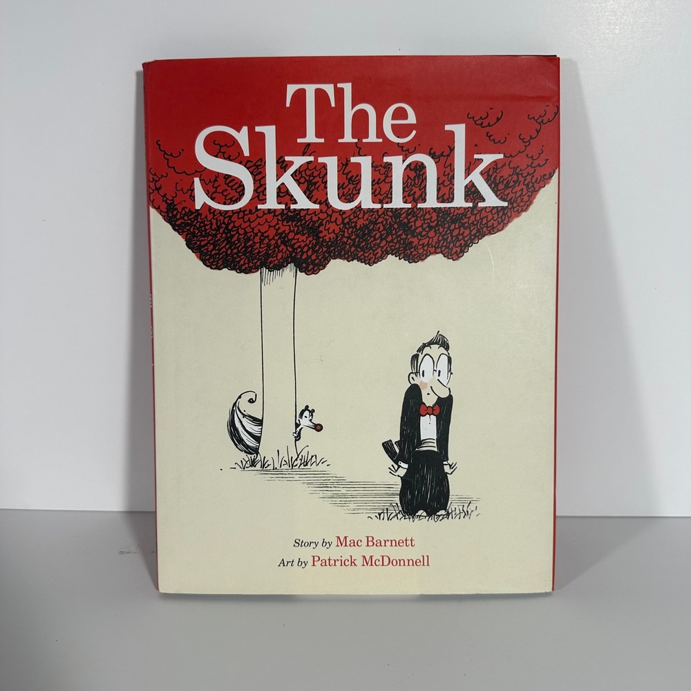 The Skunk by Mac Barnett and Patrick McDonnell Hardcover Childrens Picture Book